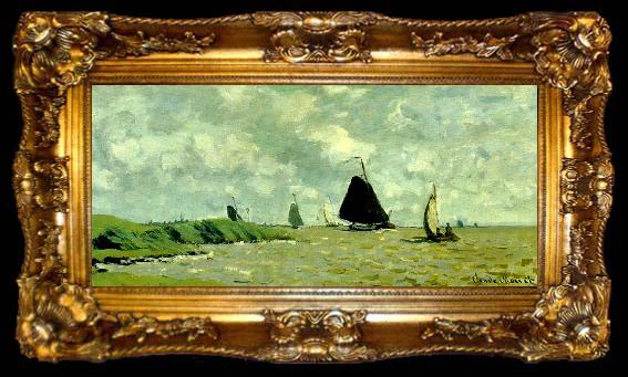framed  Claude Monet scheldemynningen, ta009-2